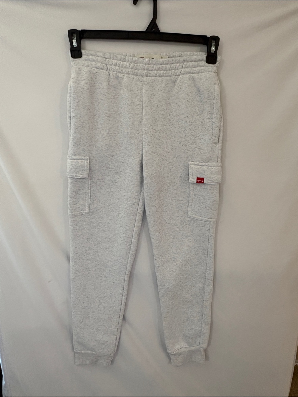 Levi's Light Gray Cargo Jogger Sweatpants